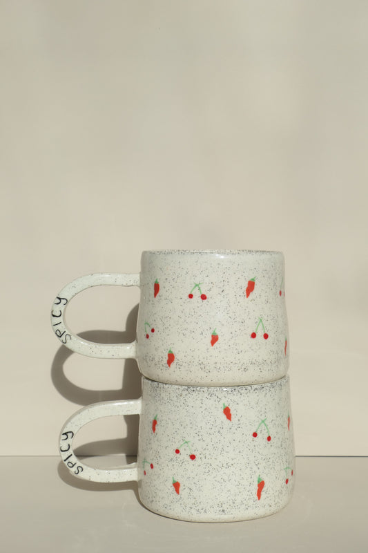 Chilli mug (speckled)