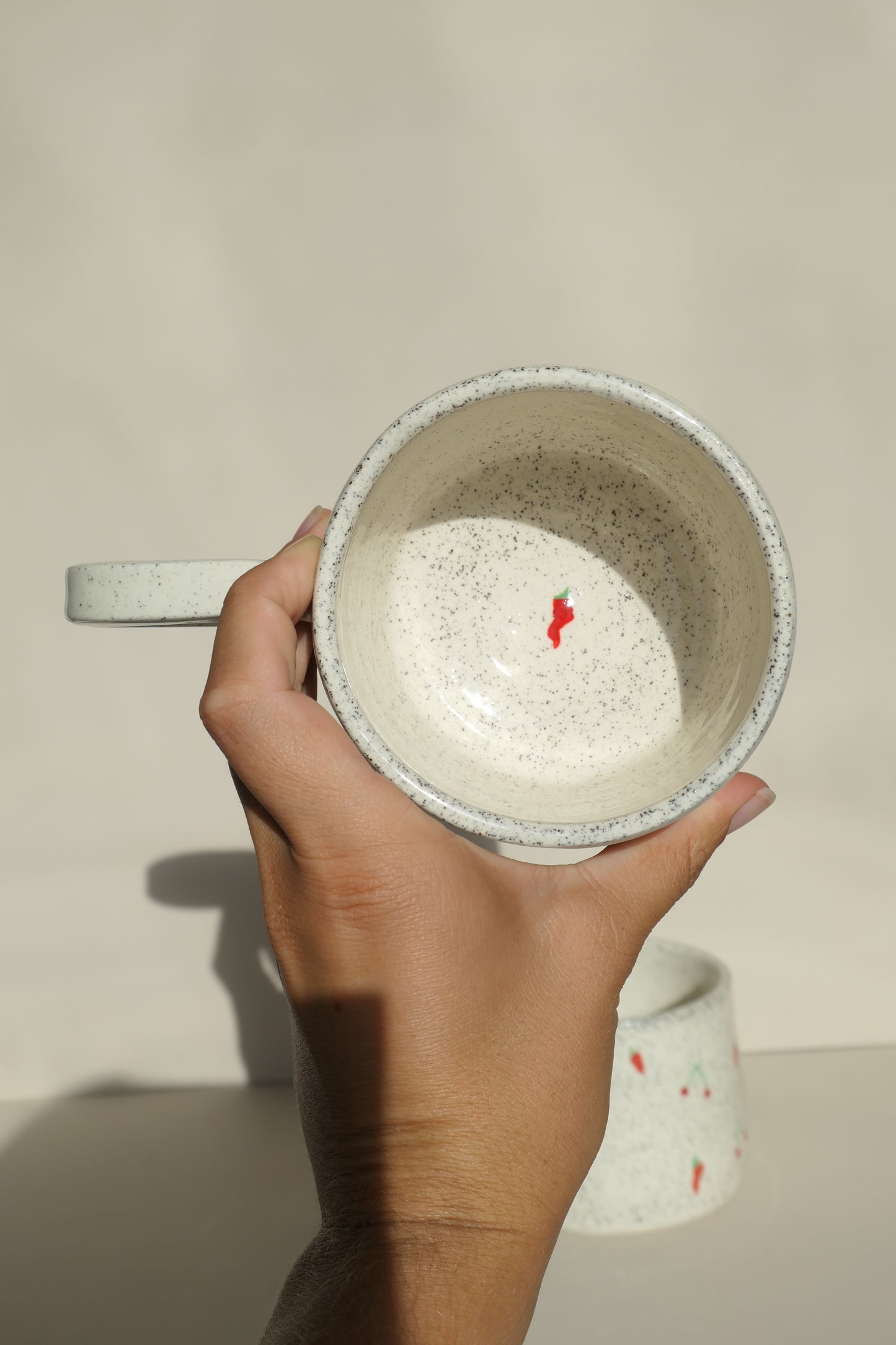 Chilli mug (speckled)