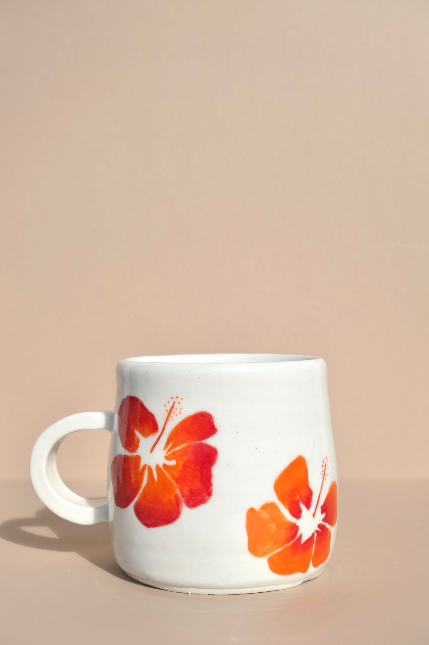 Orange hibiscus