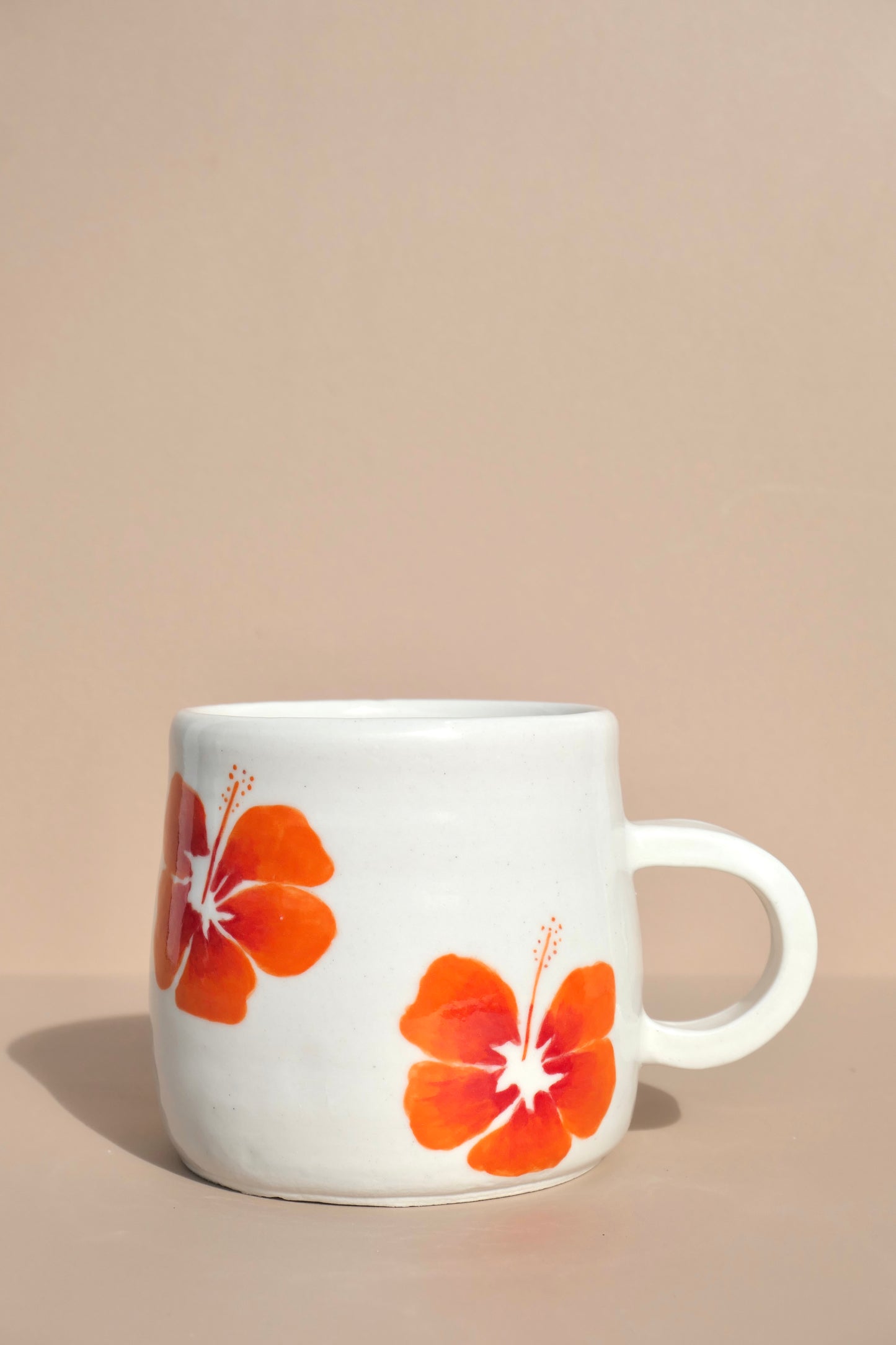 Orange hibiscus